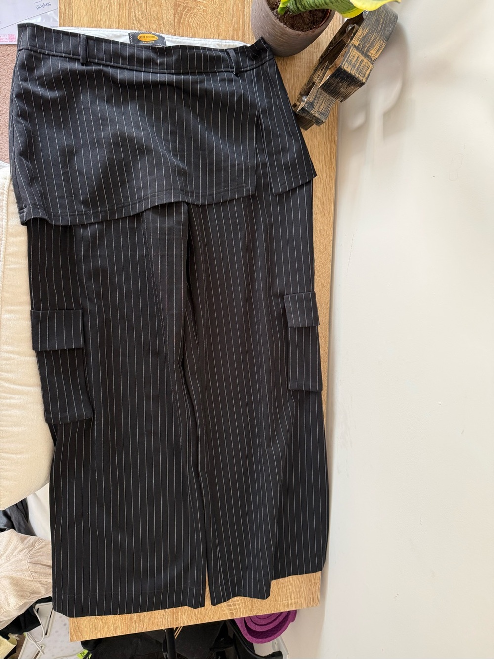 Rare Vintage Urban Outfitters Skirted Cargo Pants (XL, Fits L)